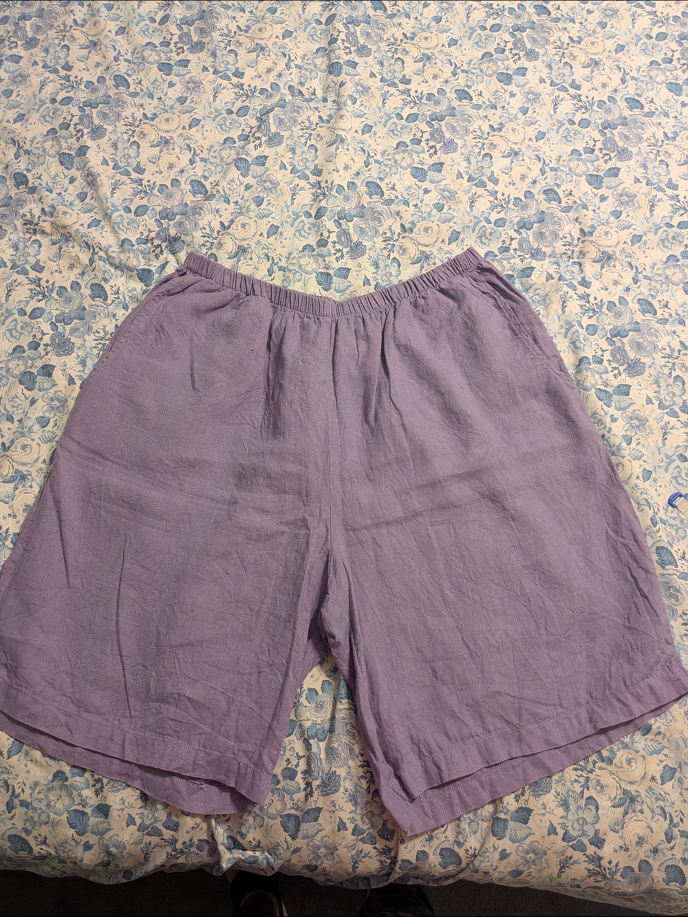 Flax Lavender Linen Women's Shorts